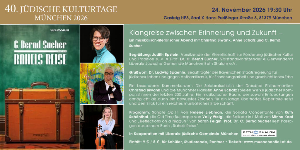 Klangreise zwischen Erinnerung und Zukunft am 24. November 2026